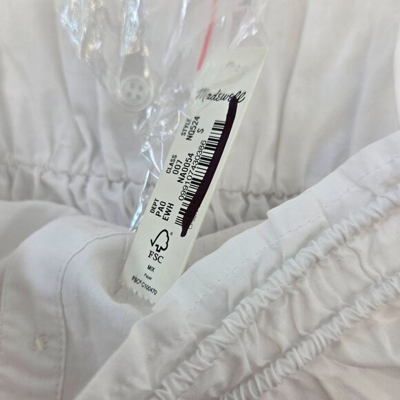 NWT Madewell Sally Structured Cropped Camisole Top Size Small - Picture 3 of 9